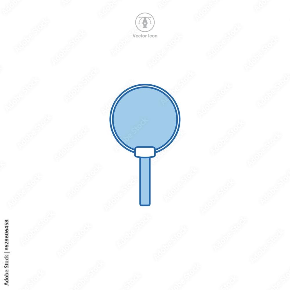 Auction Paddle icon symbol vector illustration isolated on white background Auction Paddle icon symbol vector illustration isolated on white background
