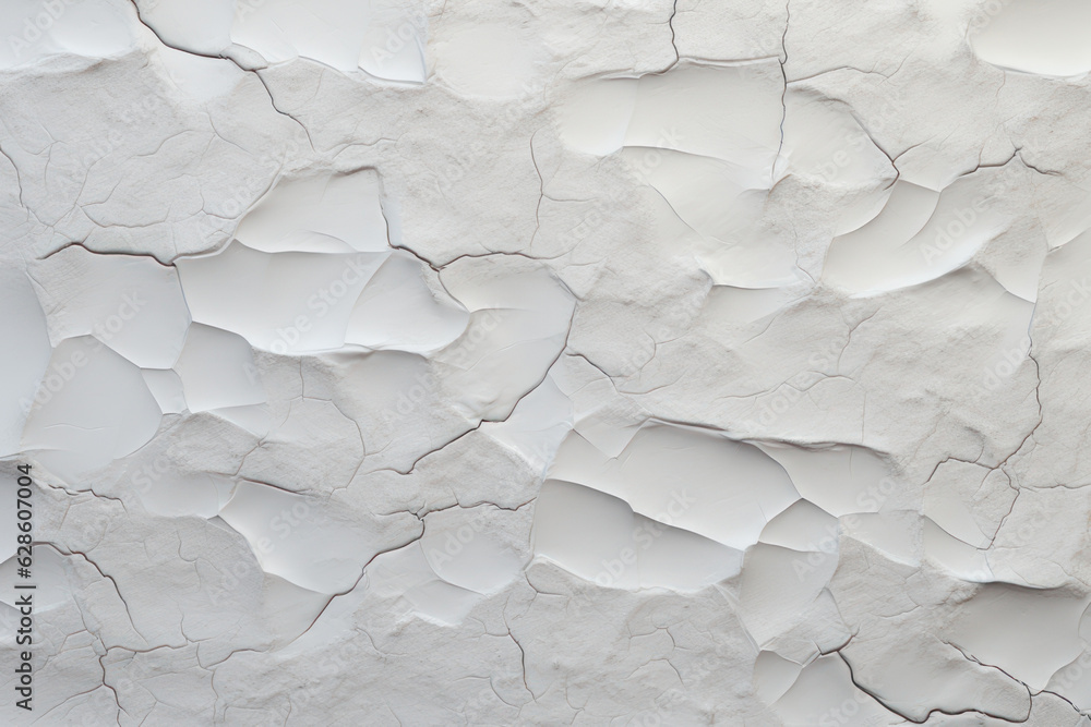 Background, texture, white cracked plaster. Background for the site. AI generative. Background, texture, white cracked plaster. Background for the site. AI generative.