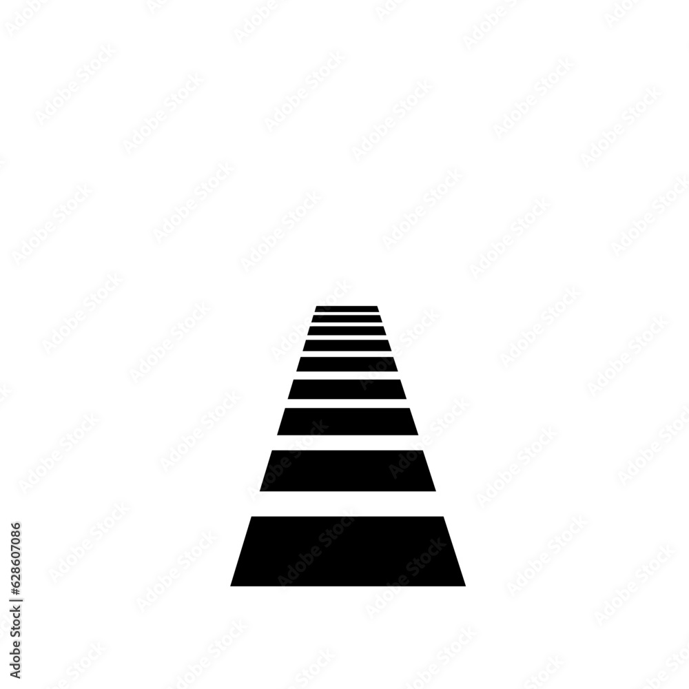 Crosswalk icon. Pedestrian crossing icon. Zebra crossing Crosswalk icon. Pedestrian crossing icon. Zebra crossing