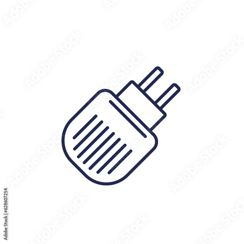 electric fumigator icon, line vector