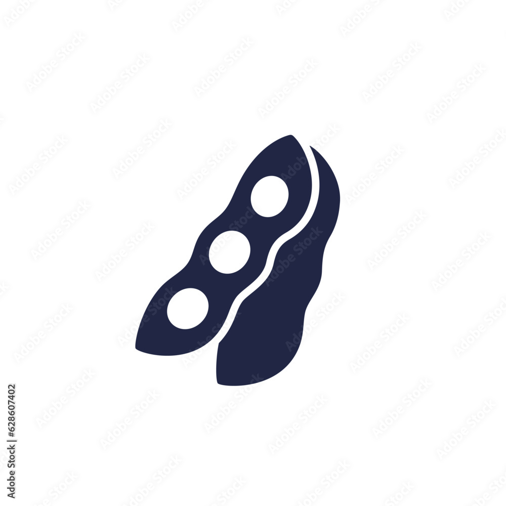 soybeans icon on white, soy beans vector soybeans icon on white, soy beans vector