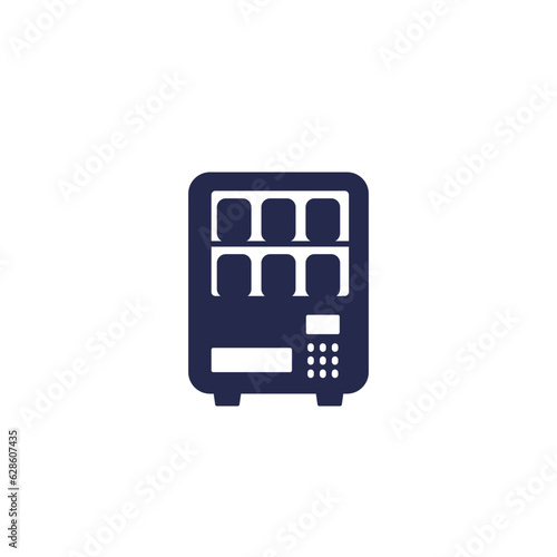 vending machine icon on white