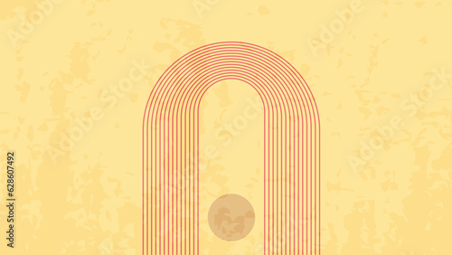 Abstract modern art in simple form. This creative design you can use as a wall print or as shirt print. This wonderful design will give you sense of belonging of nature and smoothness.