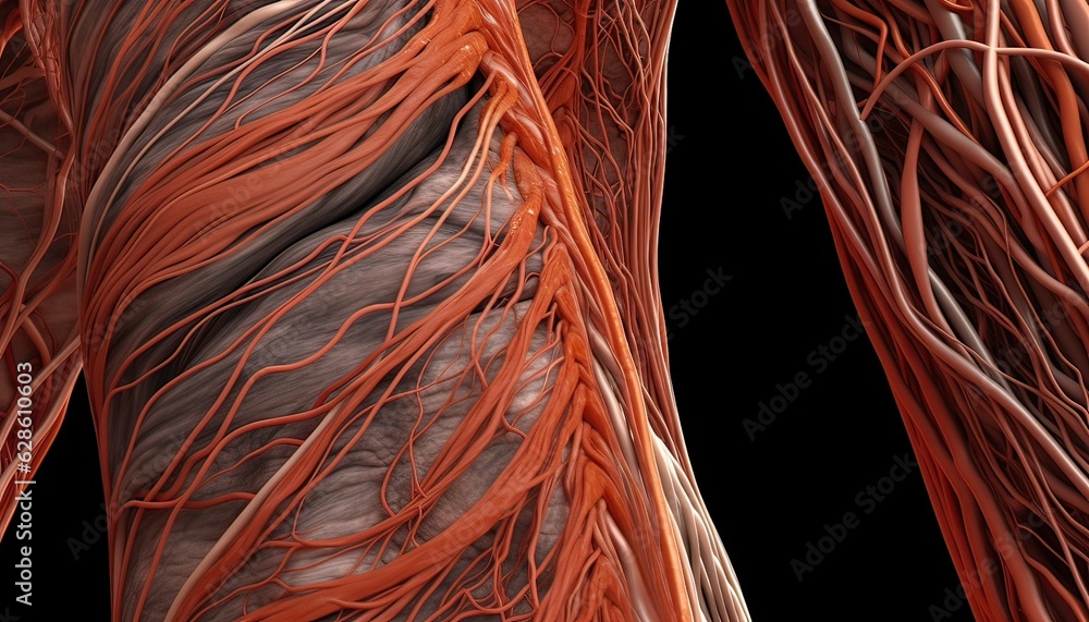 structure of muscle fibers. Created with Generative AI Technology Stock ... Biology Diagrams