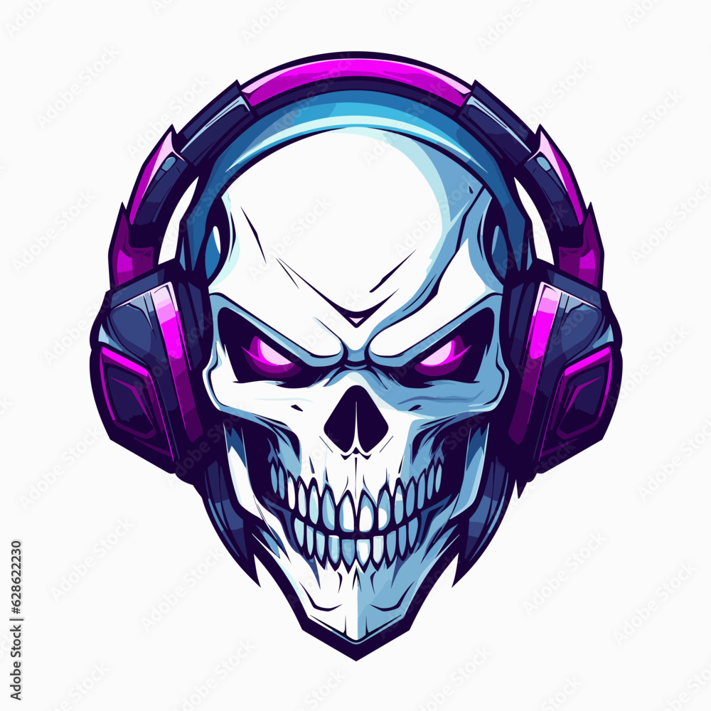 Esport vector logo scull, scull icon, scull head, vector, sticker Esport vector logo scull, scull icon, scull head, vector, sticker