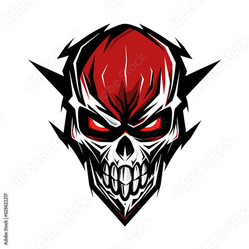 Esport vector logo scull, scull icon, scull head, vector, sticker