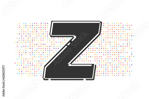 Gen Z, Generation Z, 2000's Kid, Future Generation, New Gen, Kids Logo, Gen Alpha, 2020 Vector Text Illustration Background