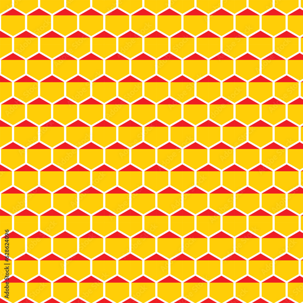 abstract geometric red orange honeycomb pattern art abstract geometric red orange honeycomb pattern art