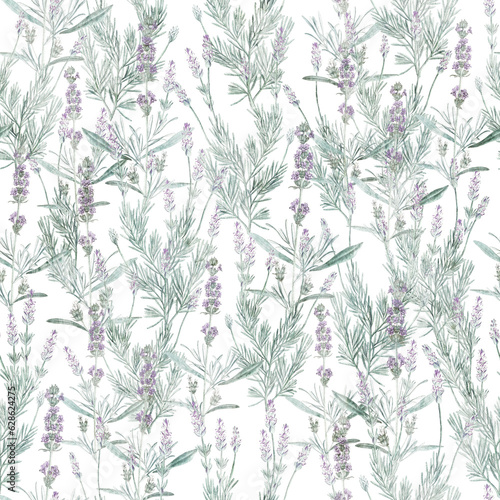 Fototapeta Naklejka Na Ścianę i Meble -  Bright Lavender.
Decorative seamless pattern. Repeating background. Tileable wallpaper print.
