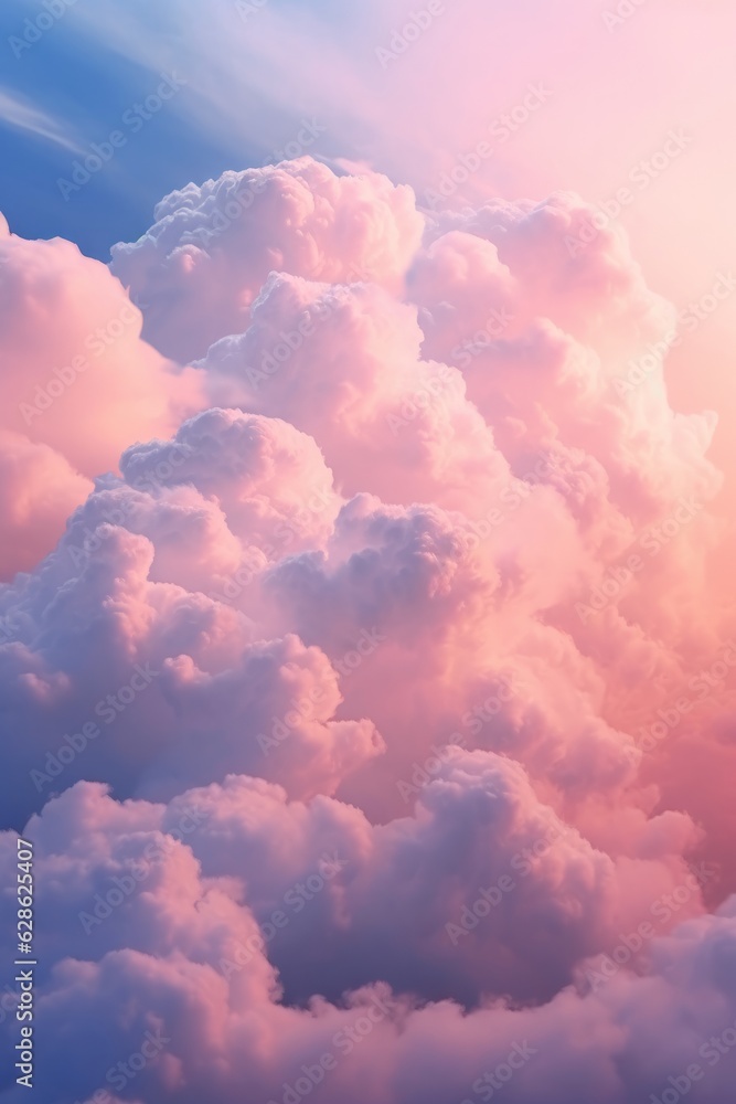 Pink cloudy sky Pink cloudy sky