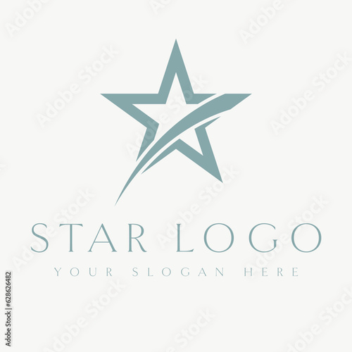 Star vector logo design. Modern vector icon design.