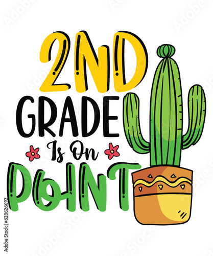 2nd Grade Is On Point Back To School, Pre-k, Hello Kindergarten