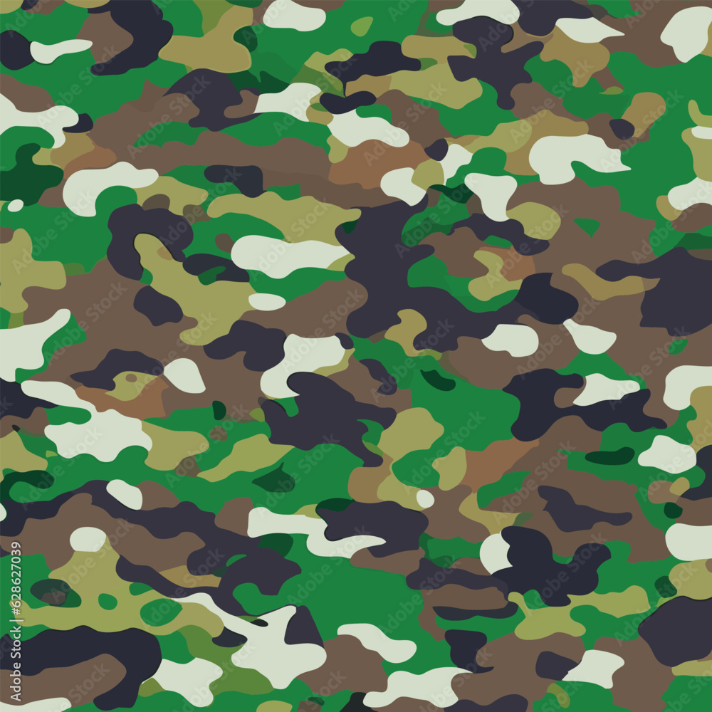 Fototapeta premium military seamless pattern background
