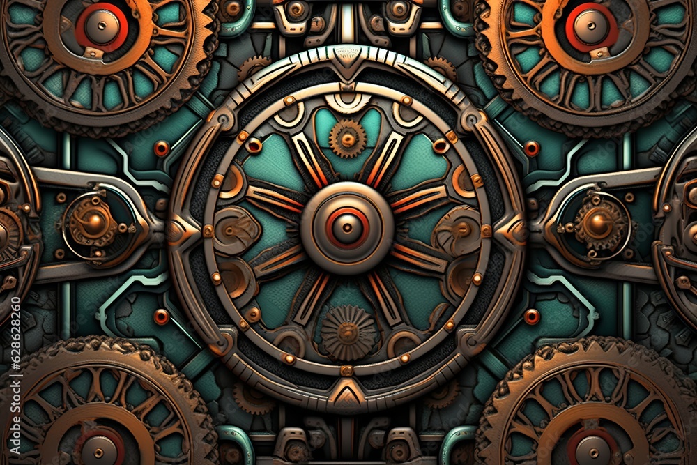 an image of a clockwork background with gears
