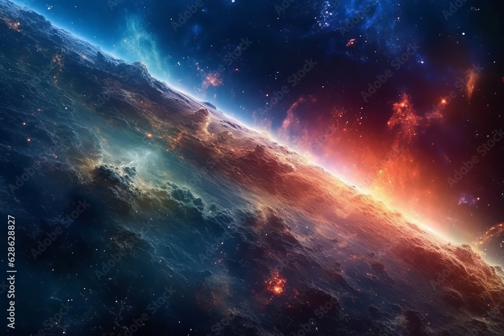 Fototapeta premium an image of a nebula in space