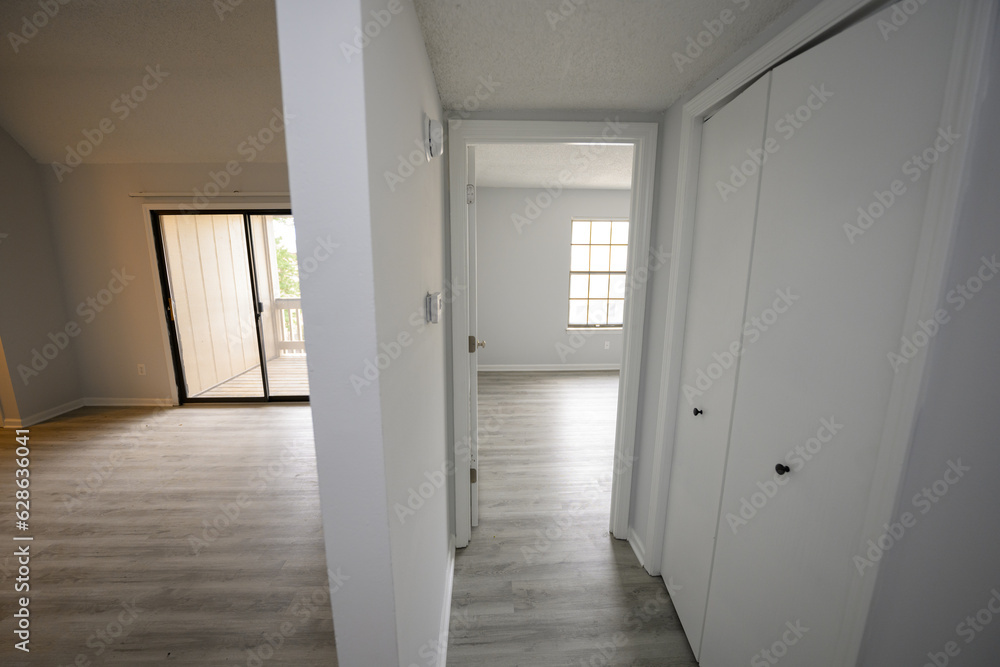 Empty apartment house ready for moving in Empty apartment house ready for moving in