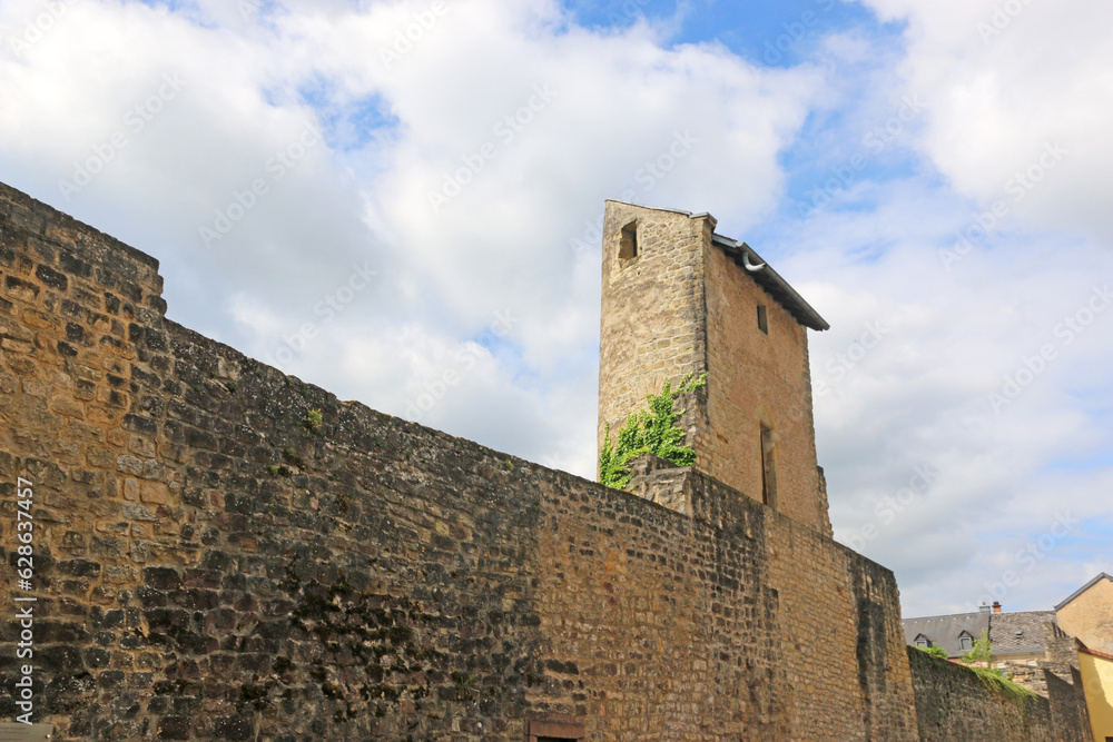 City wall of Echternach in Luxembourg	