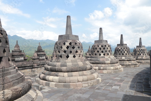 View on Borobudur Temple