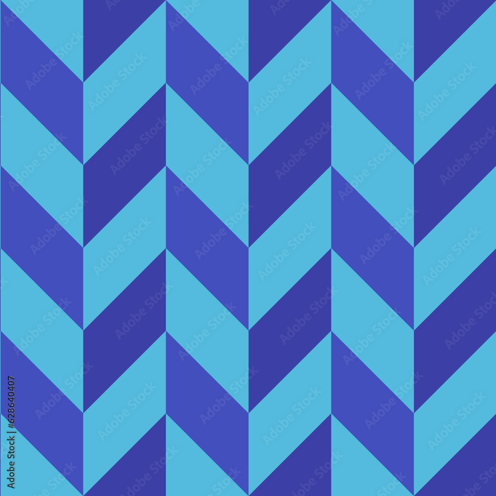 Seamless blue chevron pattern Seamless blue chevron pattern