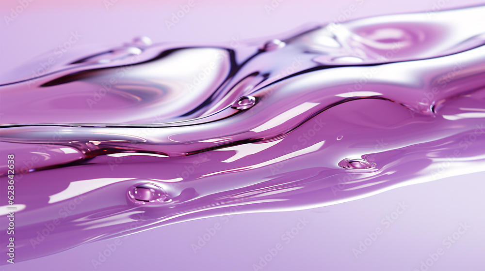 Water and bubbles backdrop. Serum gel on blue background. Cosmetic transparent gel serum texture. Advertising cosmetology concept. Water and bubbles backdrop. Serum gel on blue background. Cosmetic transparent gel serum texture. Advertising cosmetology concept.