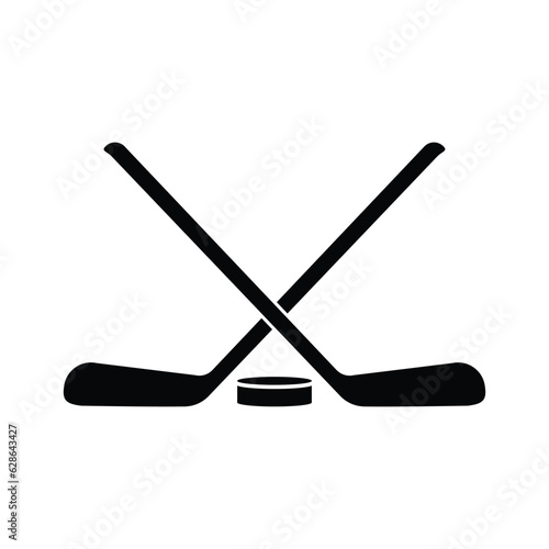 Hockey icon, logo on white background