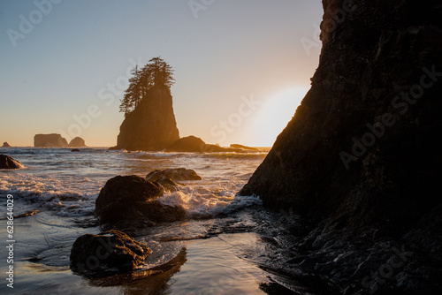 Fototapeta Naklejka Na Ścianę i Meble -  Second Beach, Olympic National Park, Washington