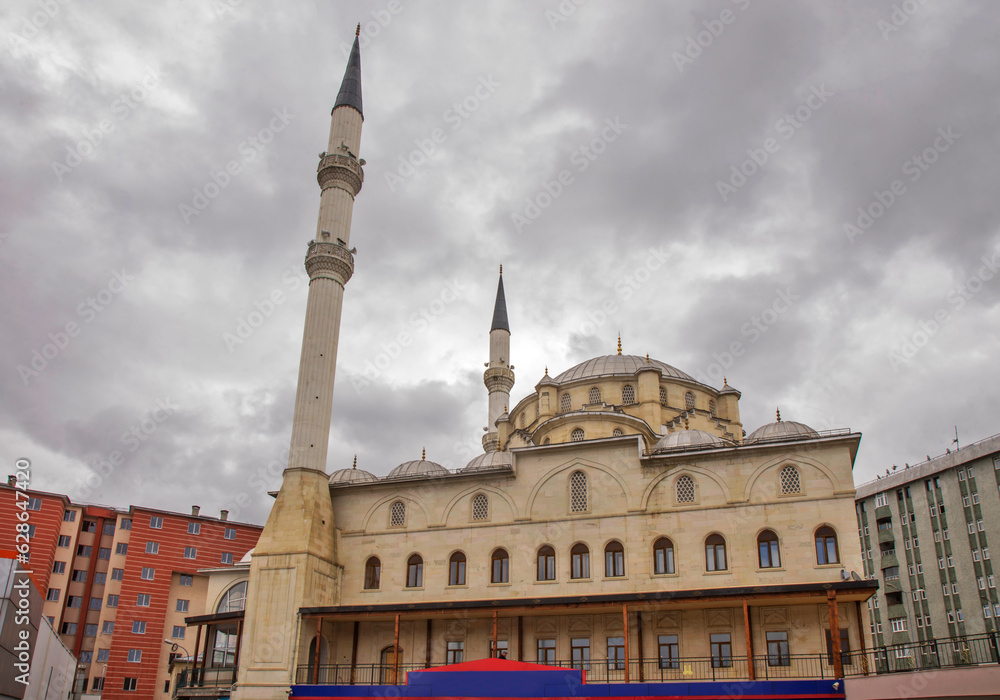 Mehmet Zahid Kotku mosque in Erzurum town. Turkey