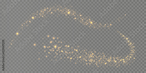 golden dust light png. Bokeh light lights effect background. Christmas glowing dust background Christmas glowing light bokeh confetti and sparkle overlay texture for your design.
