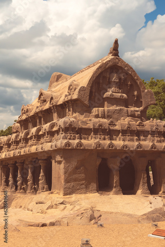 great five rathas in mamallapuram tamil nadu photo