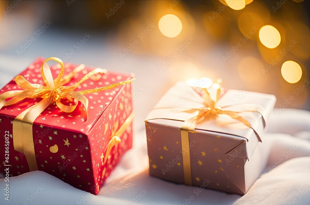 Gift box for christmas. ai generative Gift box for christmas. ai generative