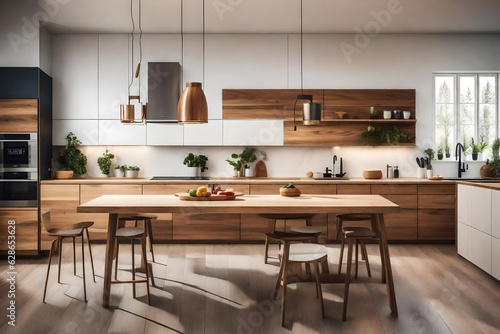simple modern kitchen interior  © Creative artist1