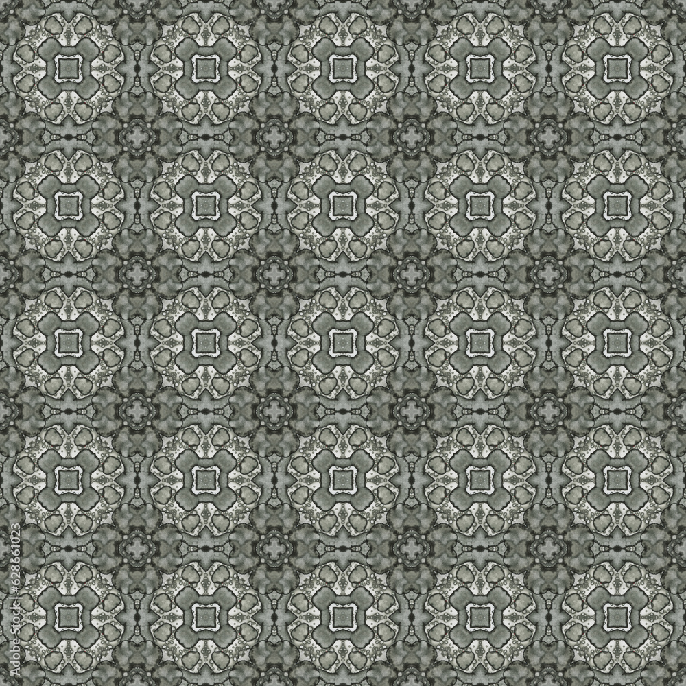 Seamless abstract square pattern. Modern texture - digital art. Fabric abstract kaleidoscope Seamless abstract square pattern. Modern texture - digital art. Fabric abstract kaleidoscope