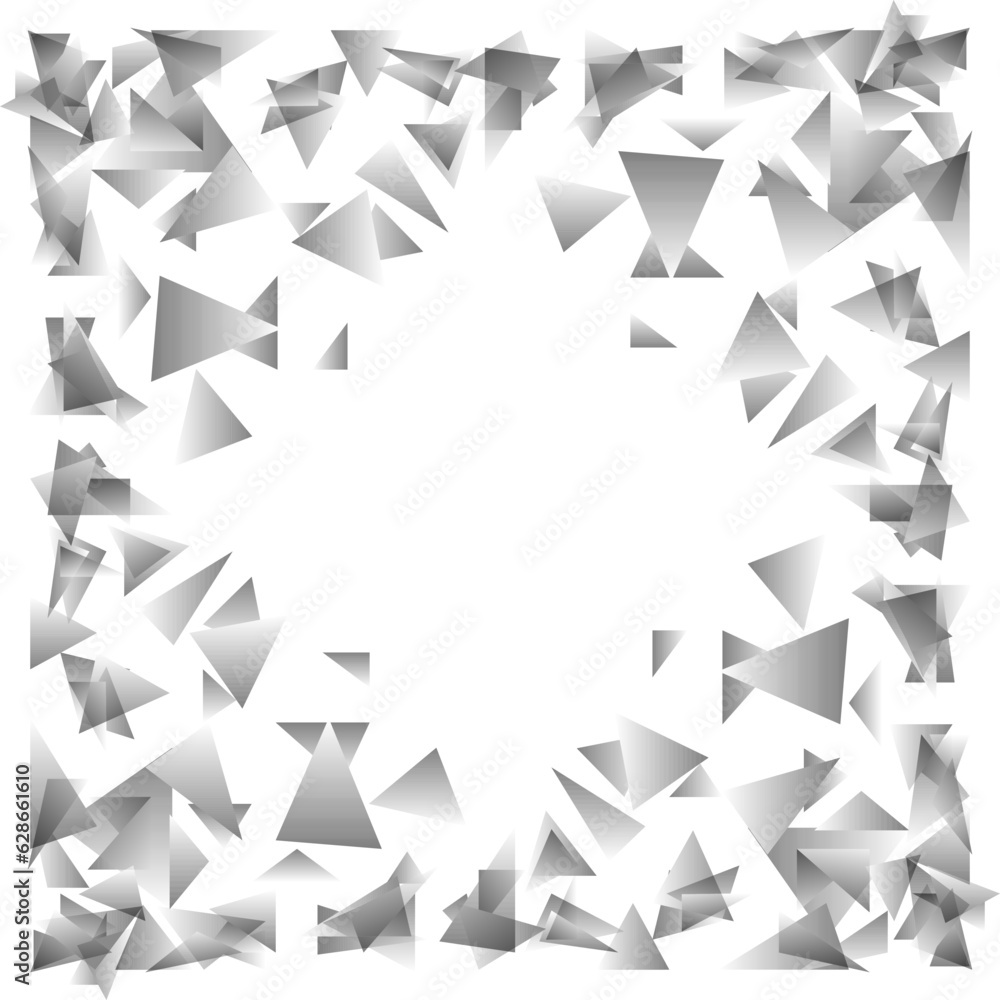 Vector geometric pattern in the form of a mosaic of triangles on a white background Vector geometric pattern in the form of a mosaic of triangles on a white background