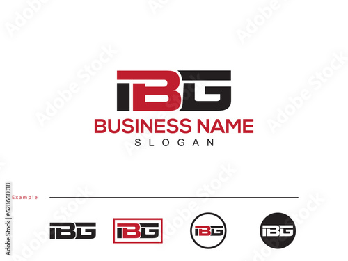 Beautiful IBG Business Logo, Initial Vector ibg ib Logo Letter For Shop