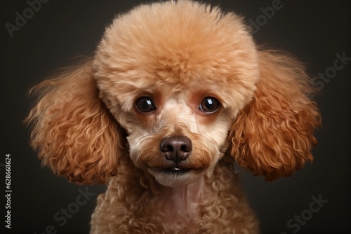 Portrait of a little poodle