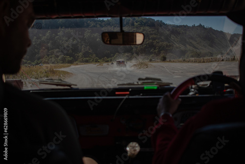 Fototapeta Naklejka Na Ścianę i Meble -  Jeep Tour at Mount Bromo