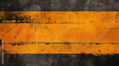 Abstract Orange Grey Black Metal Danger Grunge Aged Texture Background