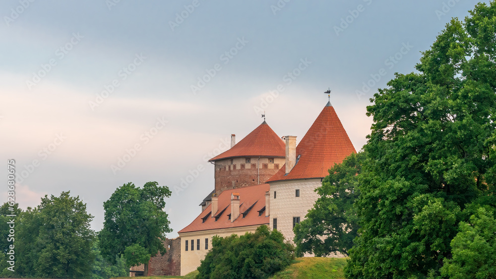 old castle on the hill, Bauska, Latvia