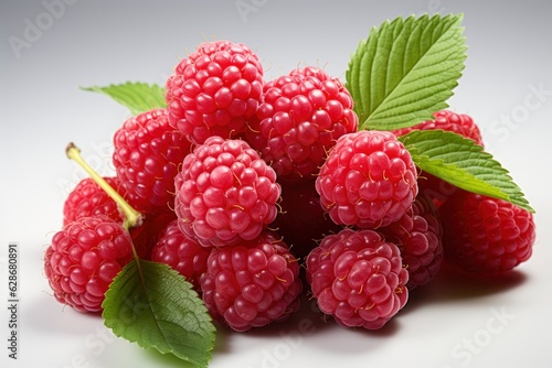 Collection of fresh red raspberries
Created using generative AI tools
