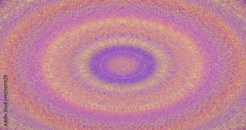 Fototapeta Naklejka Na Ścianę i Meble -  Multicolored circles form a funnel, spectrum, psy trance