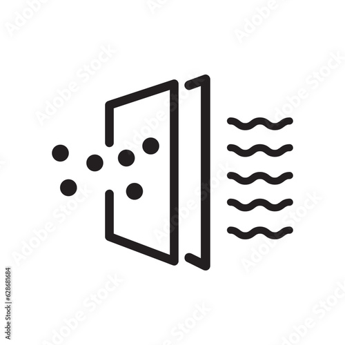 Air Filter icon logo vector design template