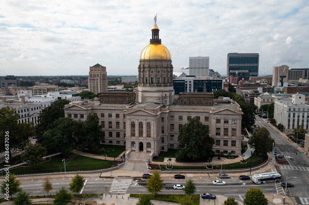 Obraz premium Georgia state capitol building.