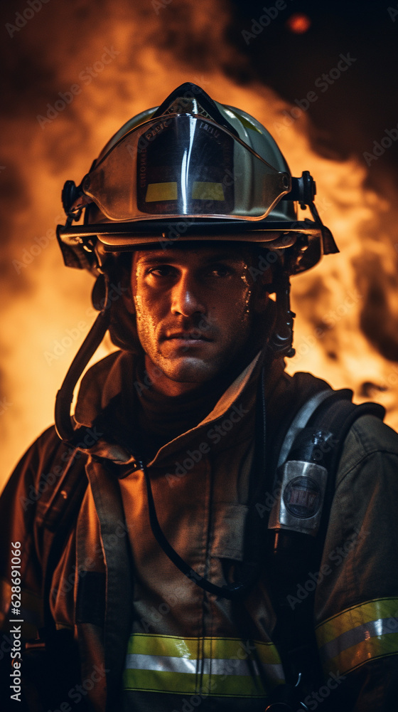 Heroes in the Line of Fire: Firefighters in Action, Generative AI