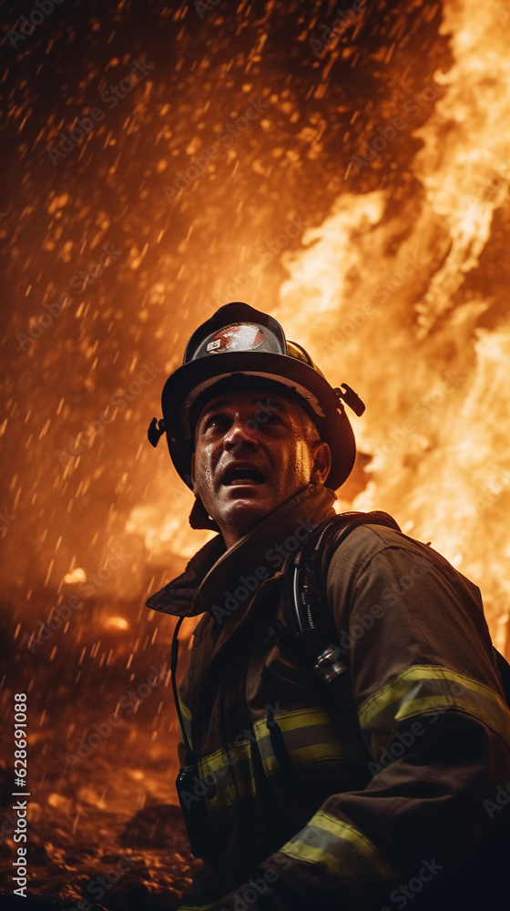 Inferno Fighters: Firefighters Against the Flames, Generative AI Inferno Fighters: Firefighters Against the Flames, Generative AI