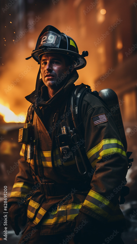 Into the Firestorm: Firefighters in the Line of Duty, Generative AI