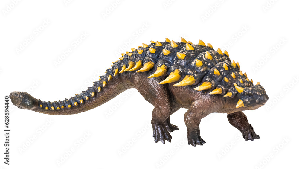 Naklejka premium ankylosaurus dinosaur , isolated background