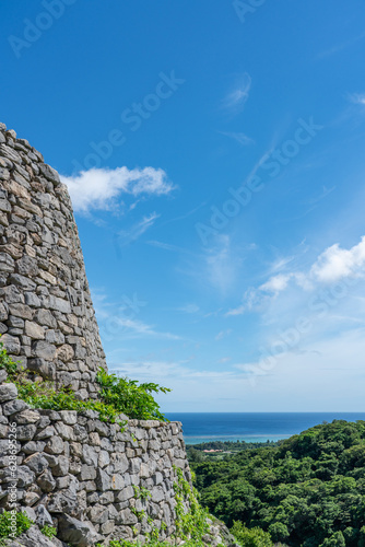 世界遺産　今帰仁城跡　沖縄