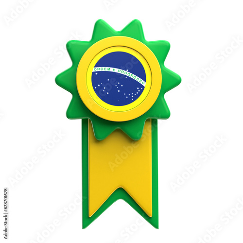 Canvas Print Brazil independence day ornament