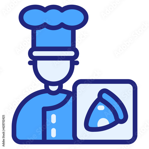  Chef, blue icon