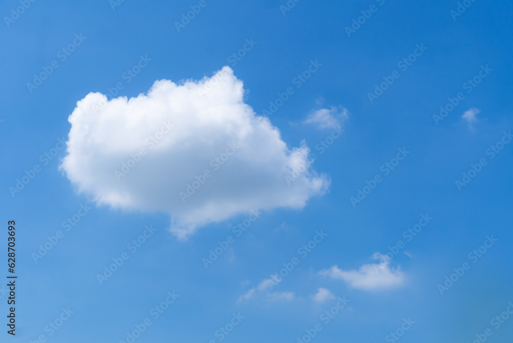 Summer blue sky Bright sky, light blue, deep blue and fluffy white clouds. summer sky. Summer blue sky Bright sky, light blue, deep blue and fluffy white clouds. summer sky.